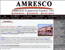 Tablet Screenshot of amresco.com